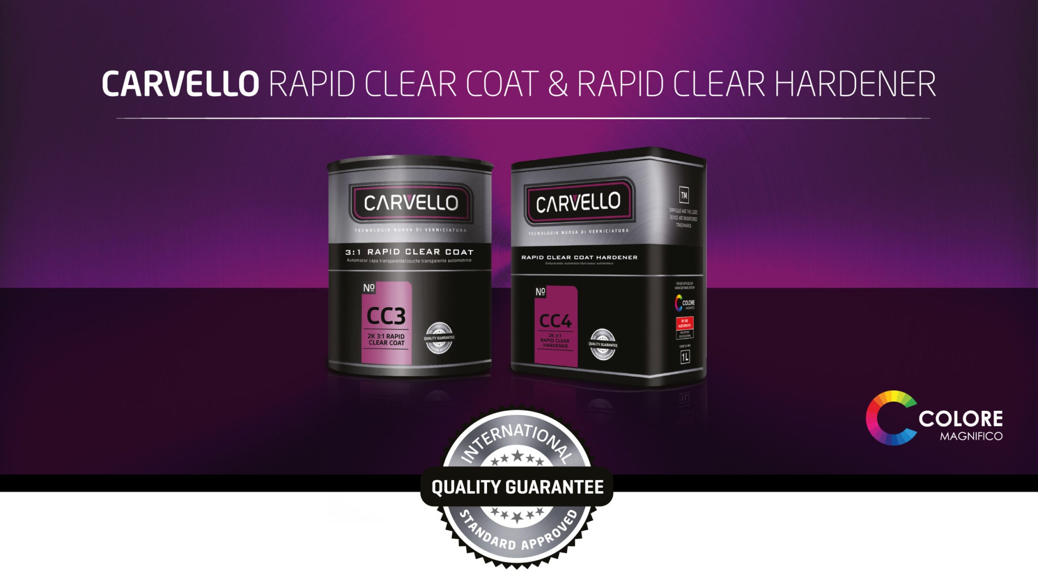 Carvello CC3 Rapid Clear Coat Kit